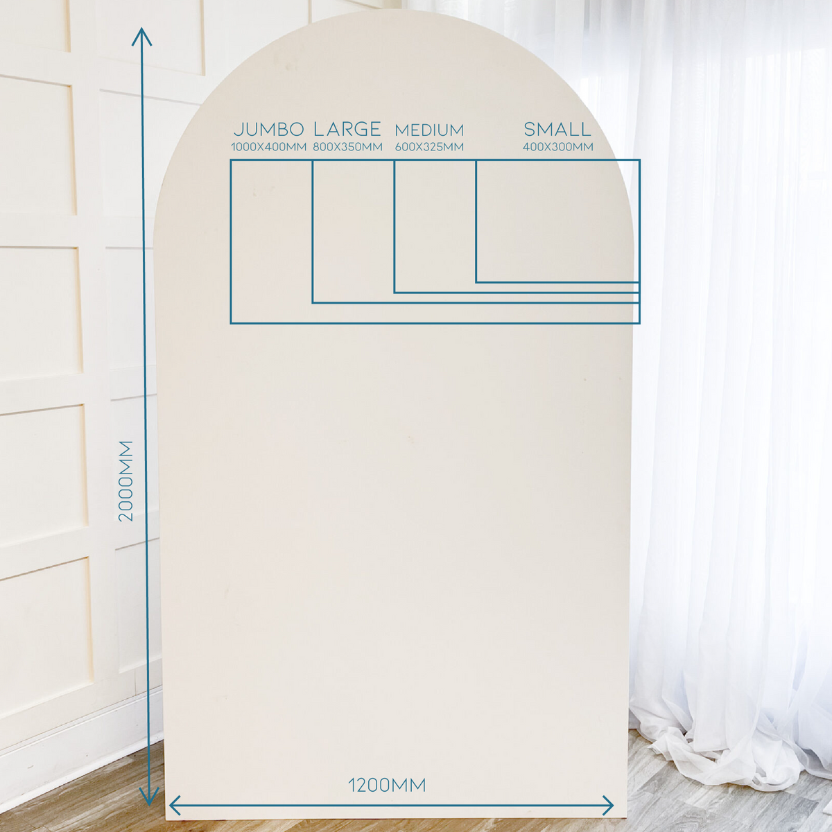 Backdrop Signage - Dual Coloured Layer