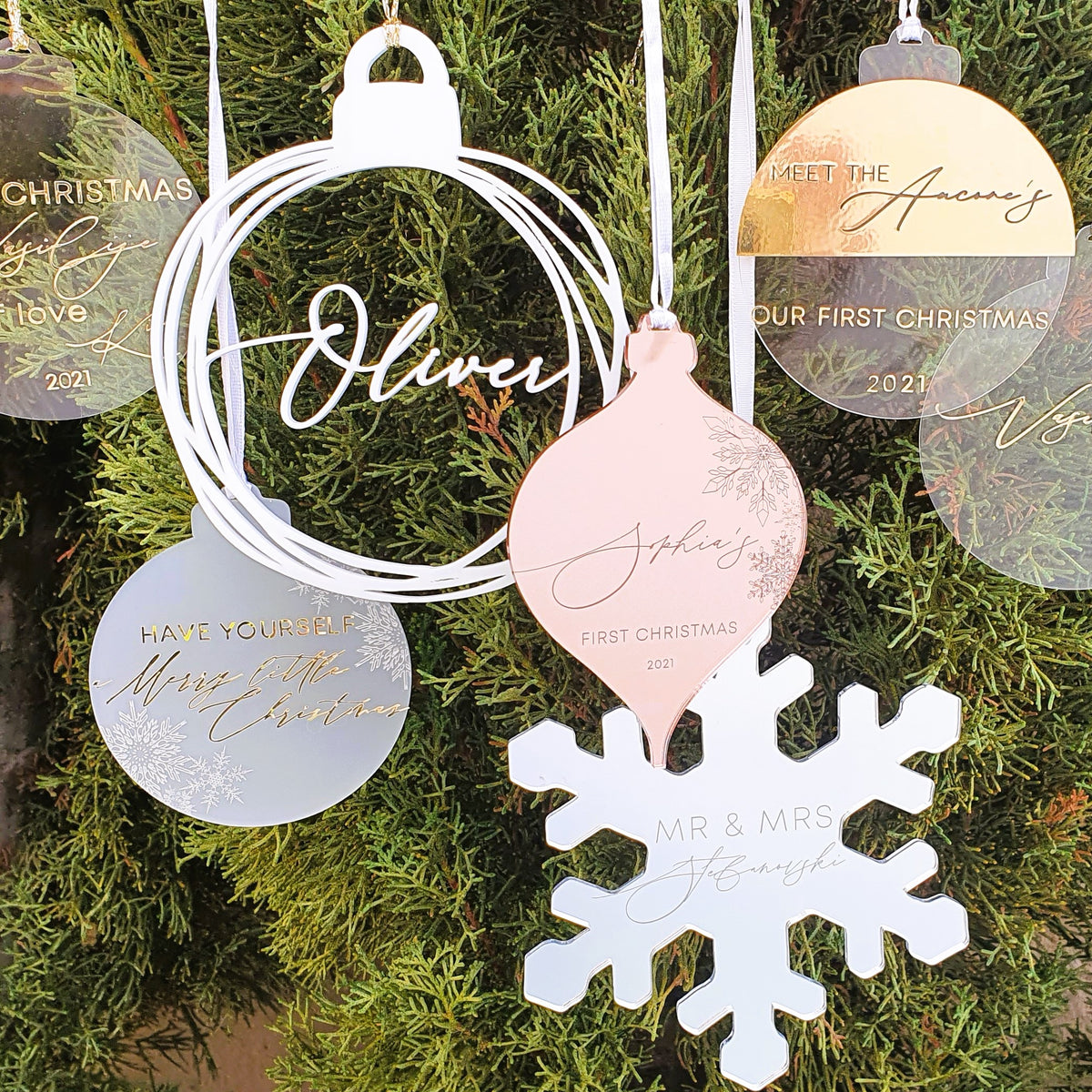 Personalised Christmas Baubles