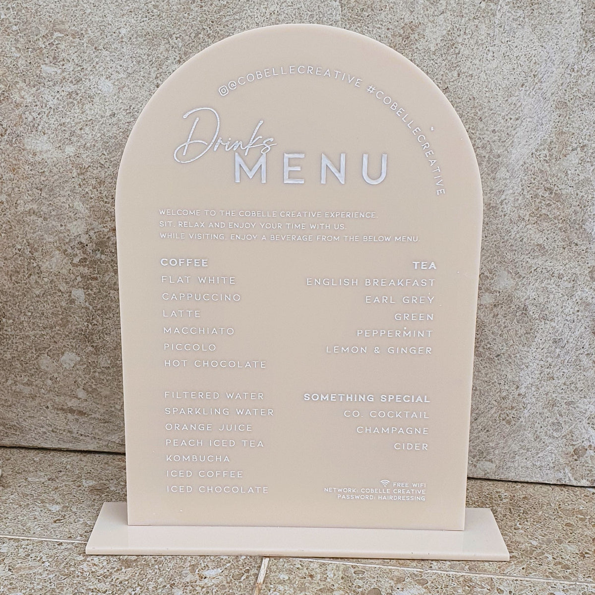 Salon/Business Treatment Menu