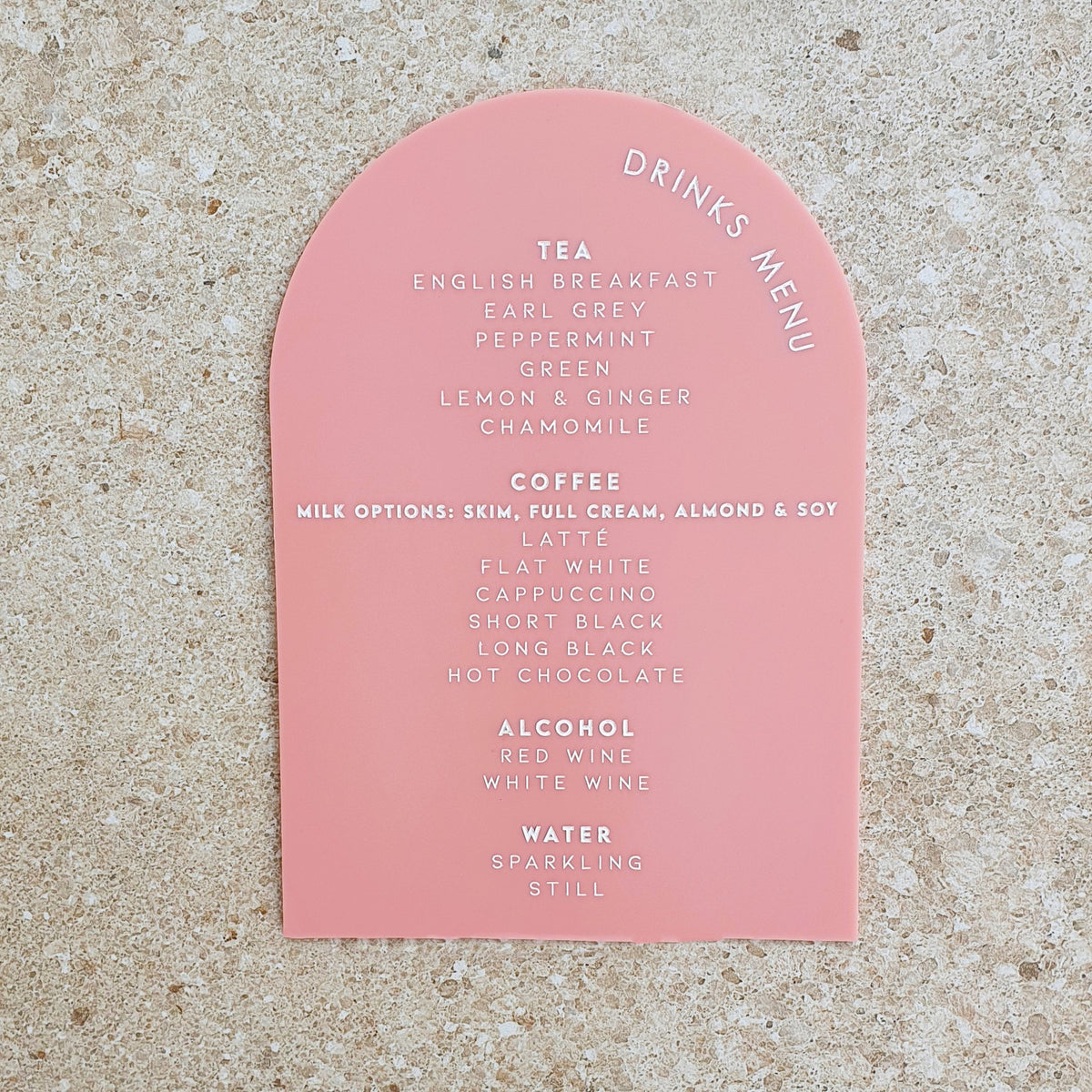 Salon/Business Treatment Menu