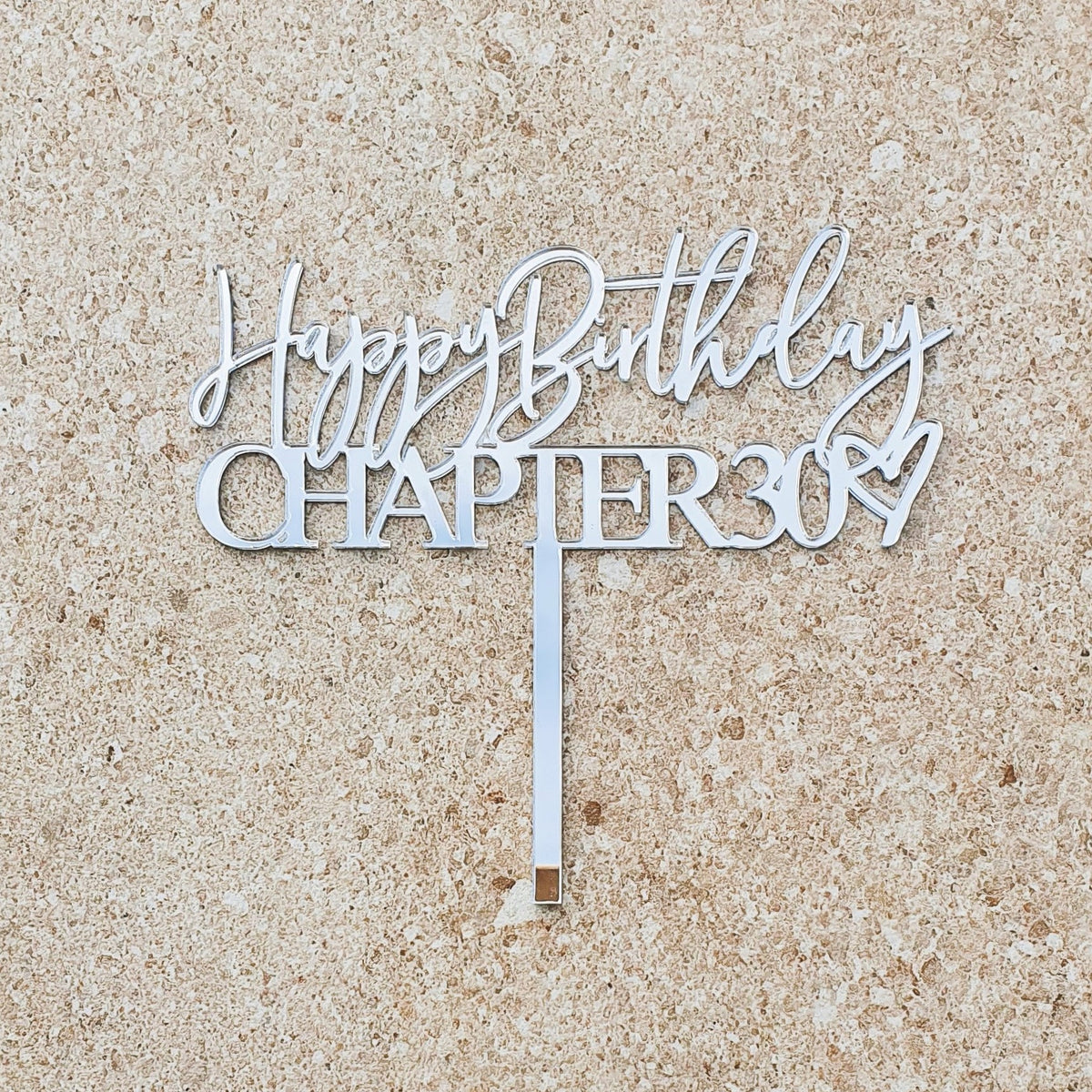 Cake Topper - Single Layer