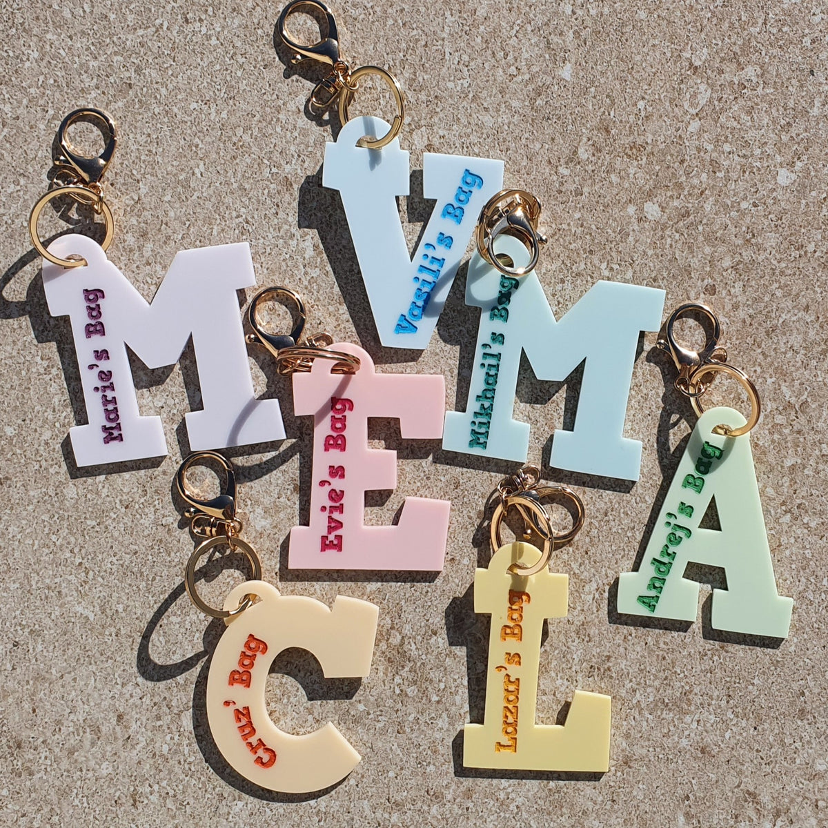Children's Keyring Bag or Backpack Tags