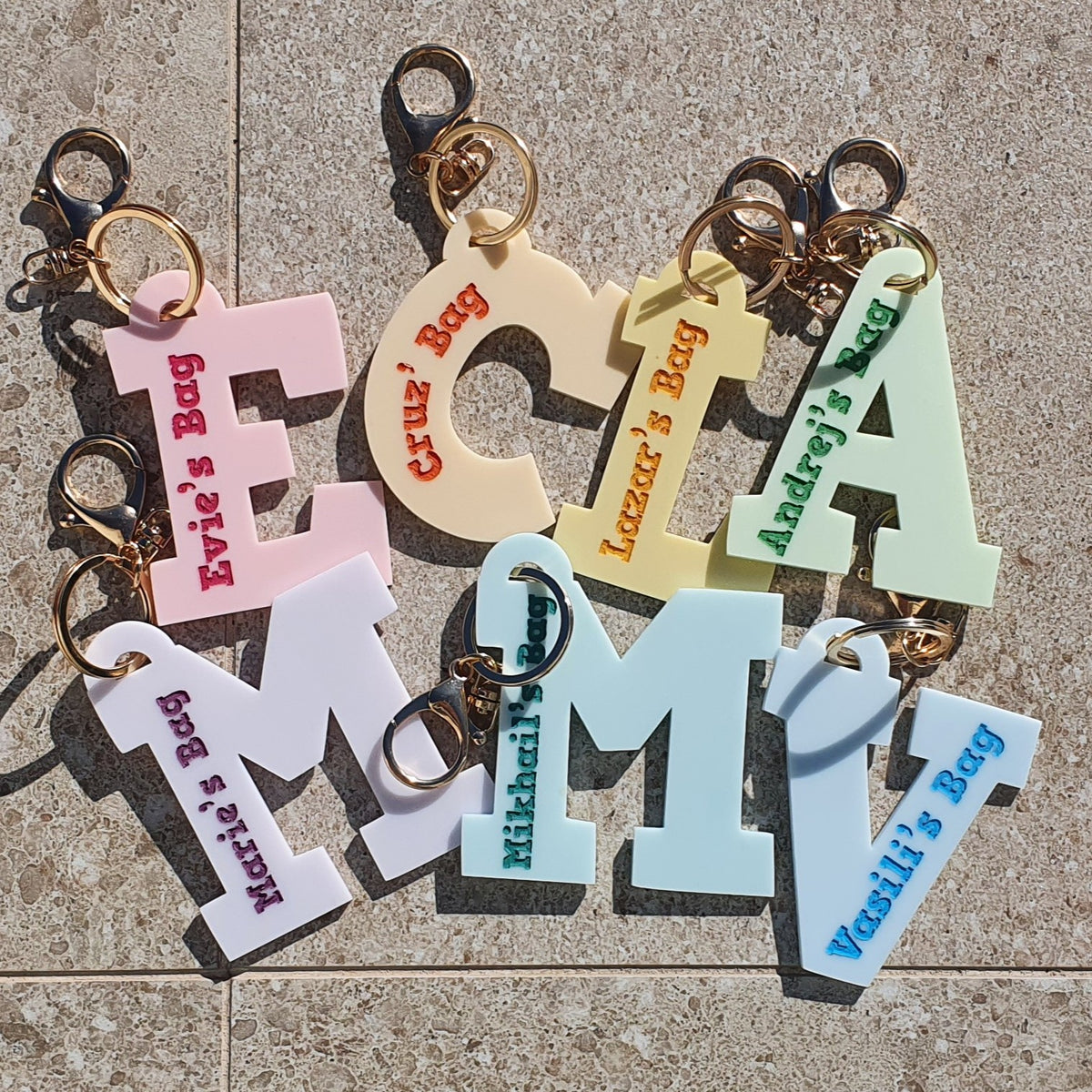 Children's Keyring Bag or Backpack Tags