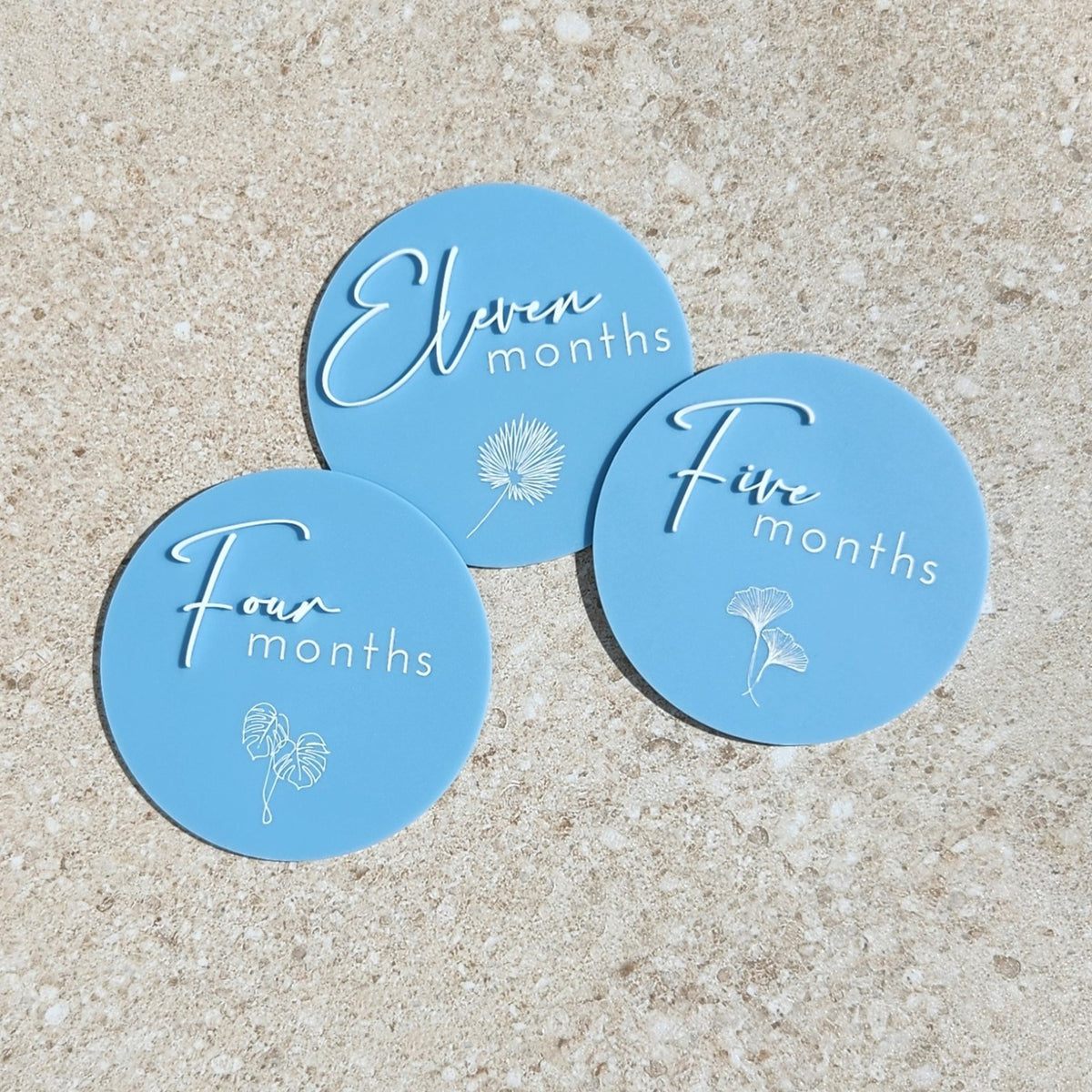 Baby Milestone Plaques Full Set