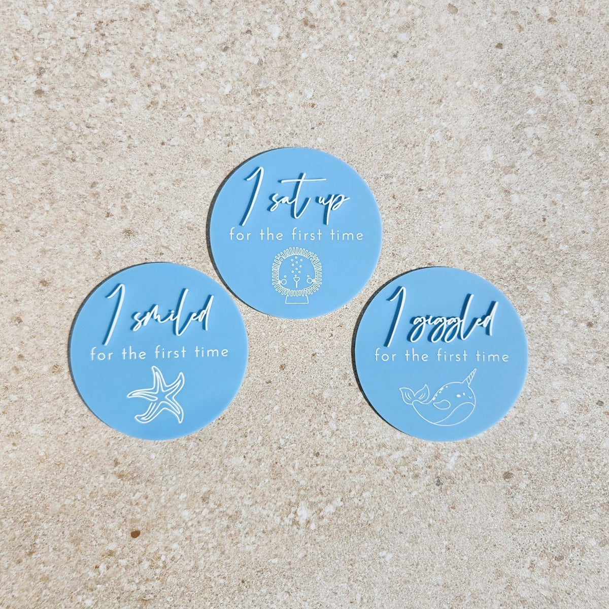 Baby Milestone Plaques Full Set