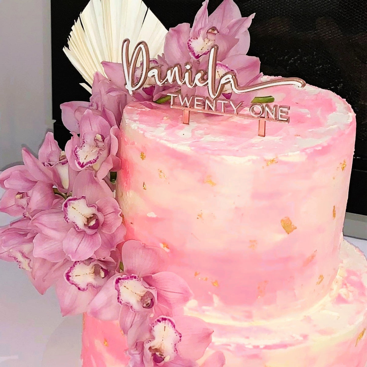 Cake Topper - Dual Coloured Layers