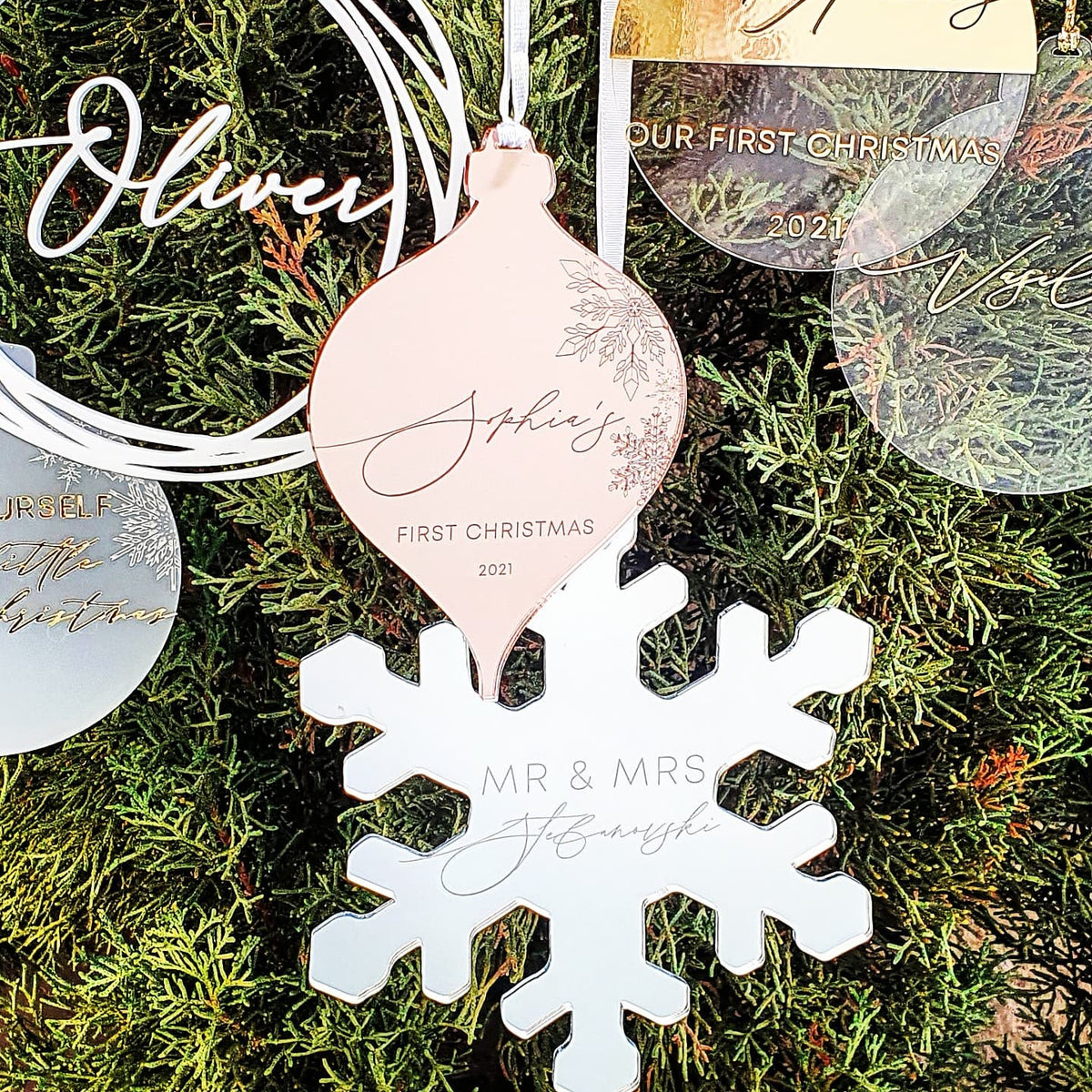 Personalised Christmas Baubles