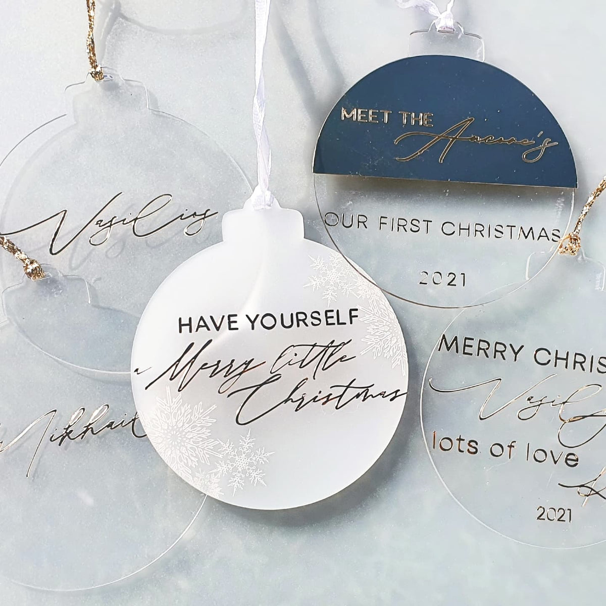 Personalised Christmas Baubles