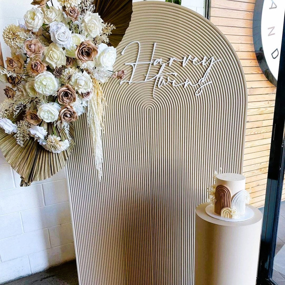 Backdrop Signage - Single Layer – Aesthetic Purposes