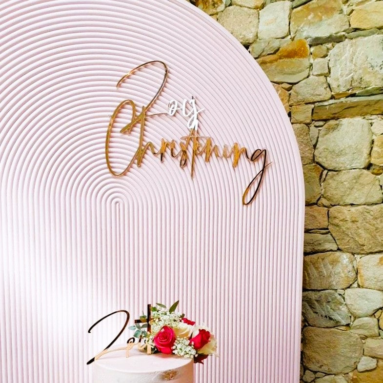 Backdrop Signage - Single Layer