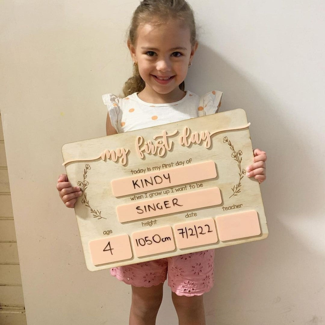 Children's First Day Board