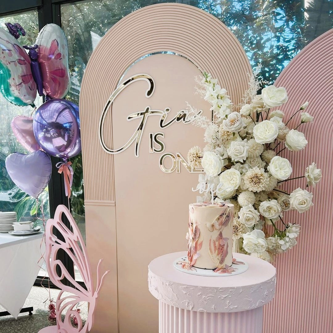 Backdrop Signage - Dual Coloured Layer